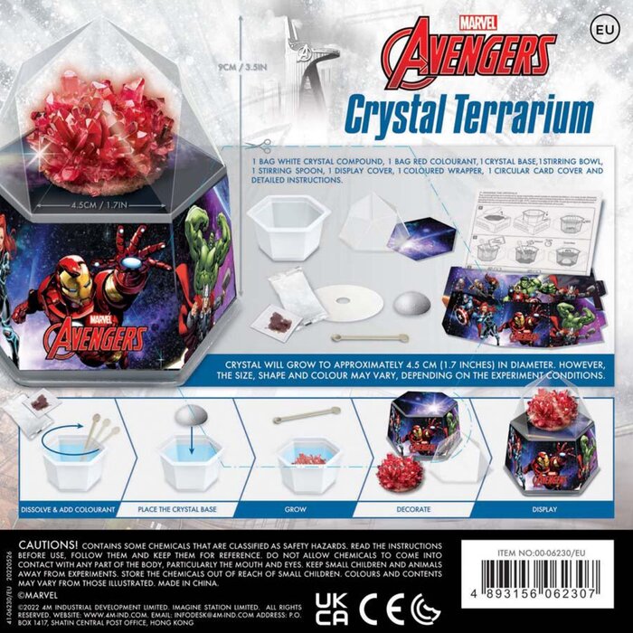 Disney/marvel Avengers/crystal Terrarium/eu - 36x28x19mm