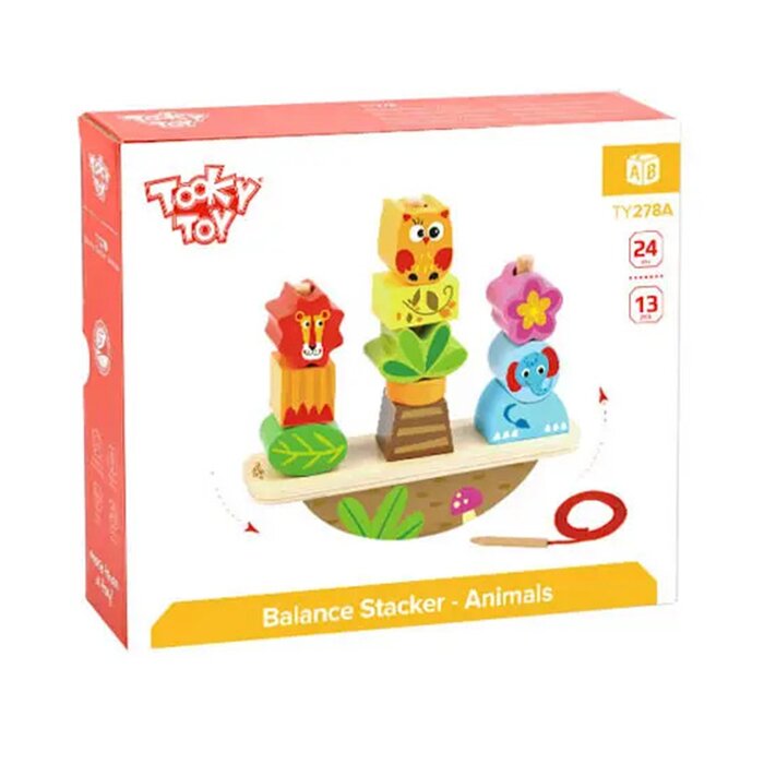 Balance Stacker - Animals - 20x7x20cm