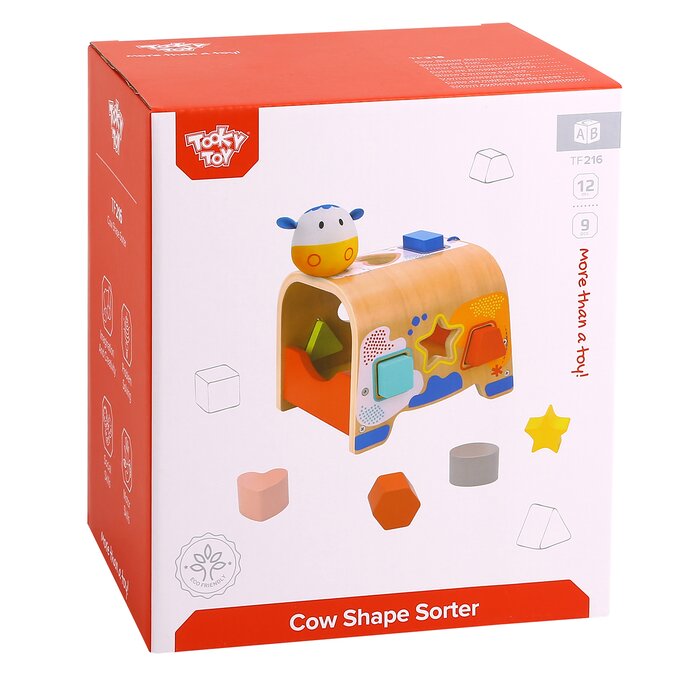 Cow Shape Sorter - 20x16x22cm