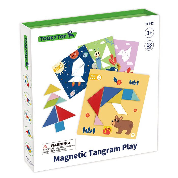 Magnetic Tangram Play - 22x22x3cm