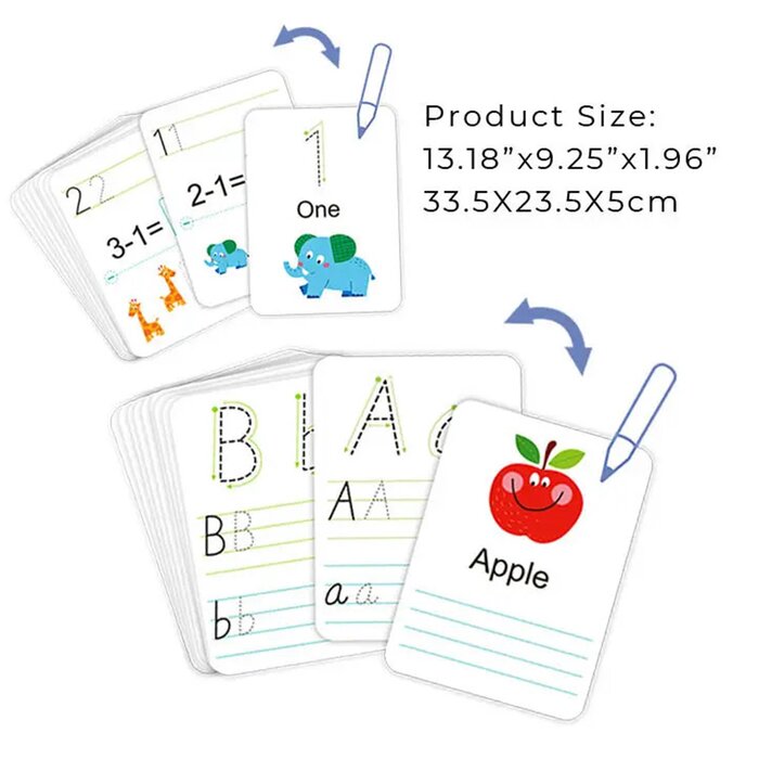 Handwriting & Learning Cards - 34x24x5cm