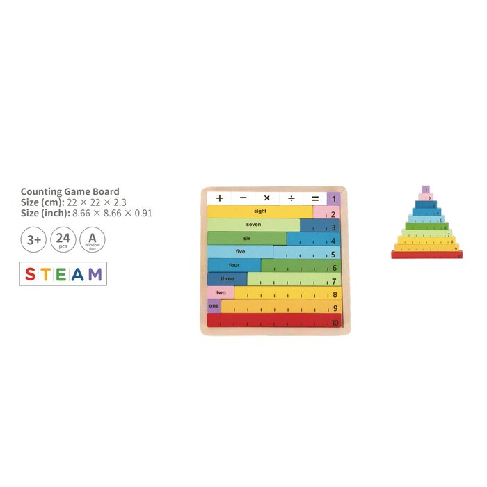 Counting Game Board - 22x22x3cm