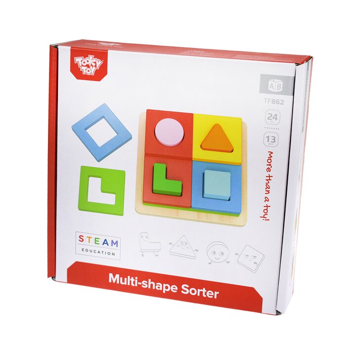 Muti-shape Sorter - 14x14x5cm