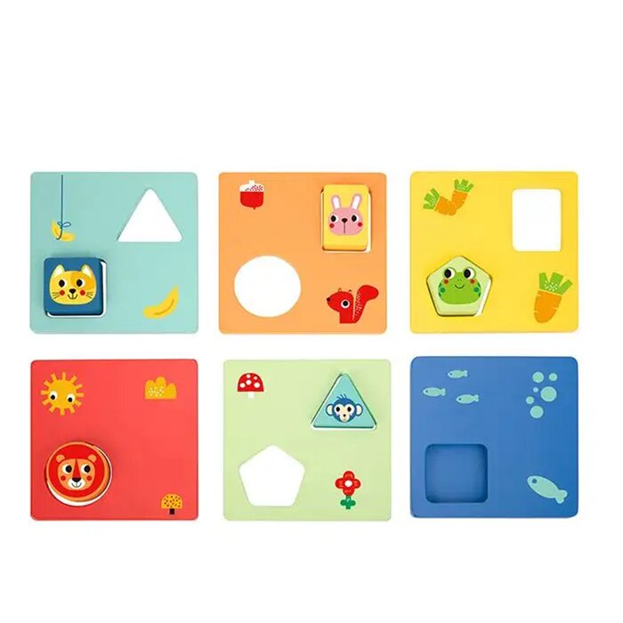 Logic Game-shapes - 13x13x5cm