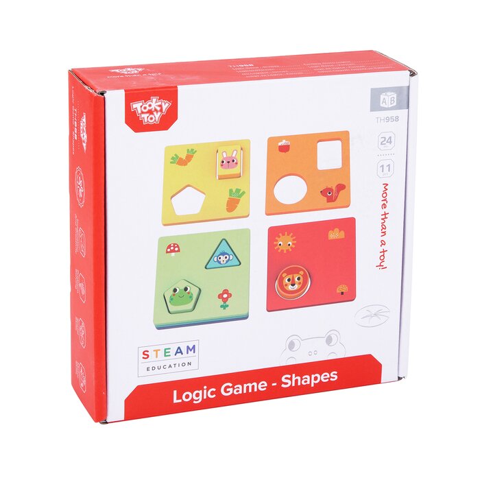 Logic Game-shapes - 13x13x5cm