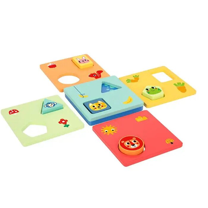 Logic Game-shapes - 13x13x5cm