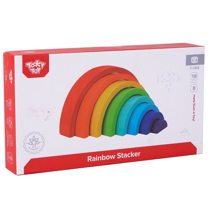 Rainbow Stacker 8pcs - 26x13x5cm