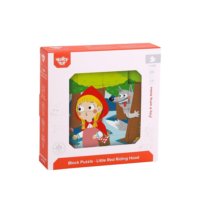 Block Puzzle - Little Red Riding Hood - 14x14x4cm