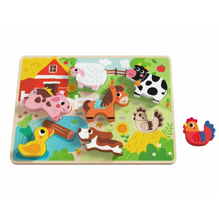 Chunky Puzzle - Farm - 30x21x2cm