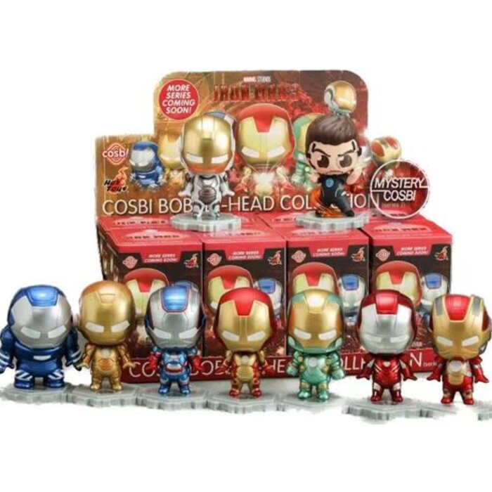 Iron Man – Iron Man Cosbi Bobble-head Collection (series 2) (individual Blind Boxes) - 6 x 6 x 10cm