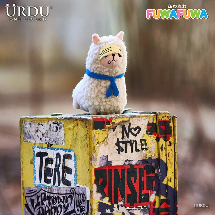 Urdu Fuwafuwa Part 3 - Alpaca  (individual Blind Boxes) - 11 x 9 x 12.5cm