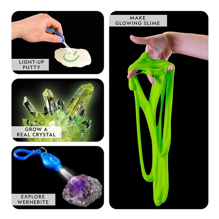 National Geographic Mega Science Lab: Glow-in-the-dark Science Kit - 26 x 5.5 x 19cm