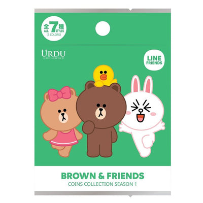 Brown & Friends Coins Collection Season 1 (individual Blind Boxes) - 9.2 x 6 x 0.5cm