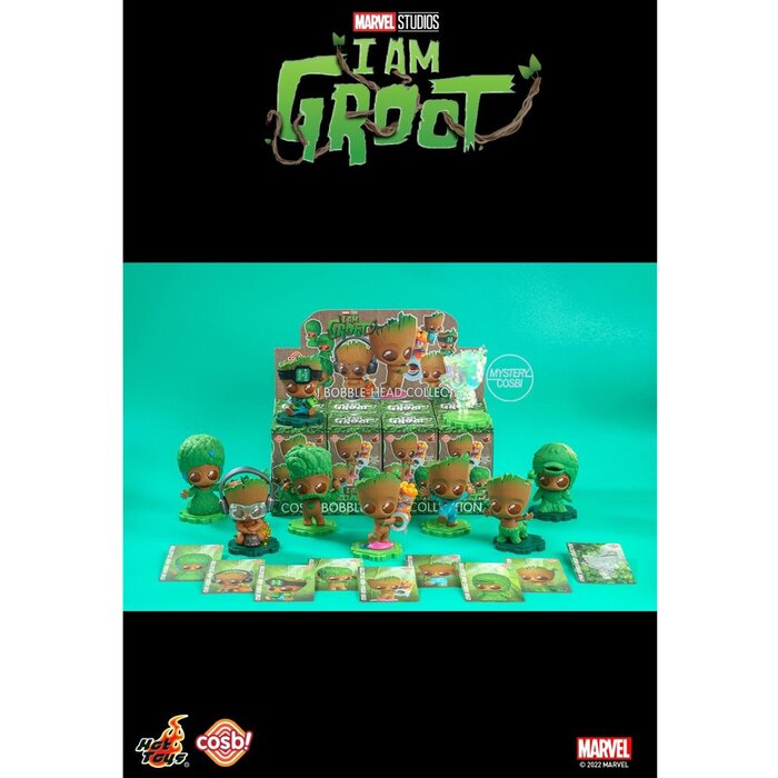 I Am Groot - I Am Groot Cosbi Bobble-head Collection (case Of 8 Blind Boxes) - 29x22x12cm