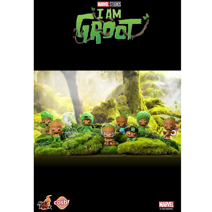 I Am Groot - I Am Groot Cosbi Bobble-head Collection (case Of 8 Blind Boxes) - 29x22x12cm