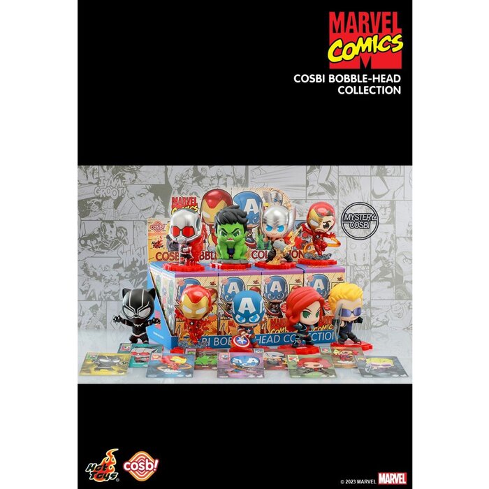 Avengers Cosbi Bobble-head Collection (case Of 8 Blind Boxes) - 29x22x12cm