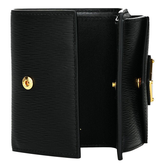 1mh021 Unisex Leather Embossed Tri-fold Wallet - Fixed Size