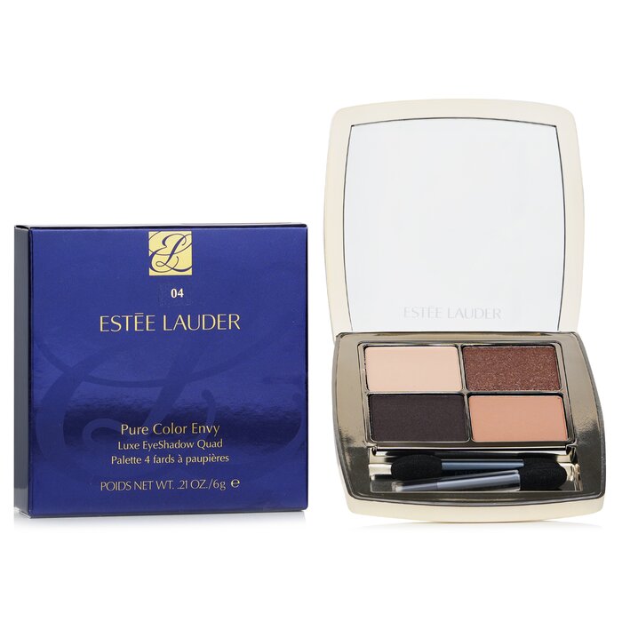 Pure Color Envy Luxe Eyeshadow Quad # 04 Desert Dunes - 6g/0.21oz