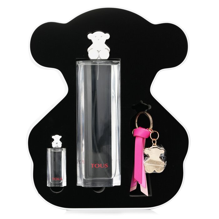 Eau De Toilette Spray 90ml + Eau De Toilette 4.5 Ml + Key Ring - 3pcs