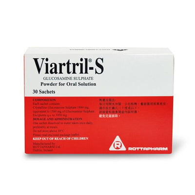 Viartril-s - 1500mg Glucosamine Sulphate 30's Sachet - 30 pcs