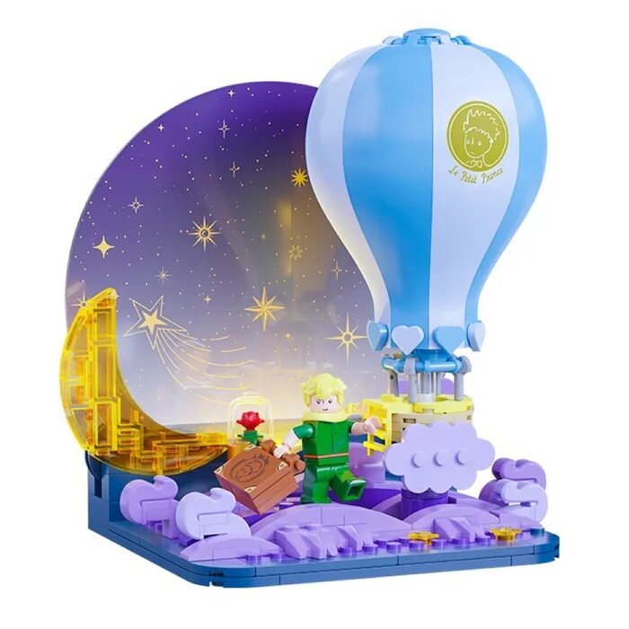 Le Petit Prince - The Fire Balloon Building Bricks Set - 175c130c121mm