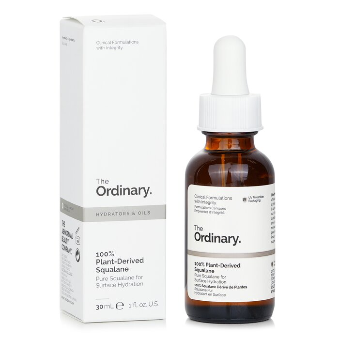 100% Plant-derived Squalane - 30ml/1oz