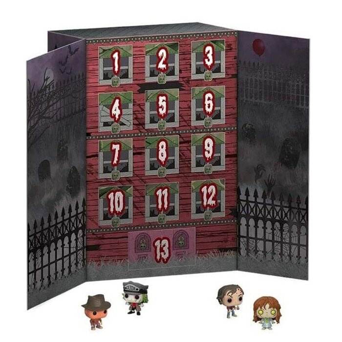 Advent Calendar: 13-day Spooky Countdown Toy Figures - 32x23x10cm