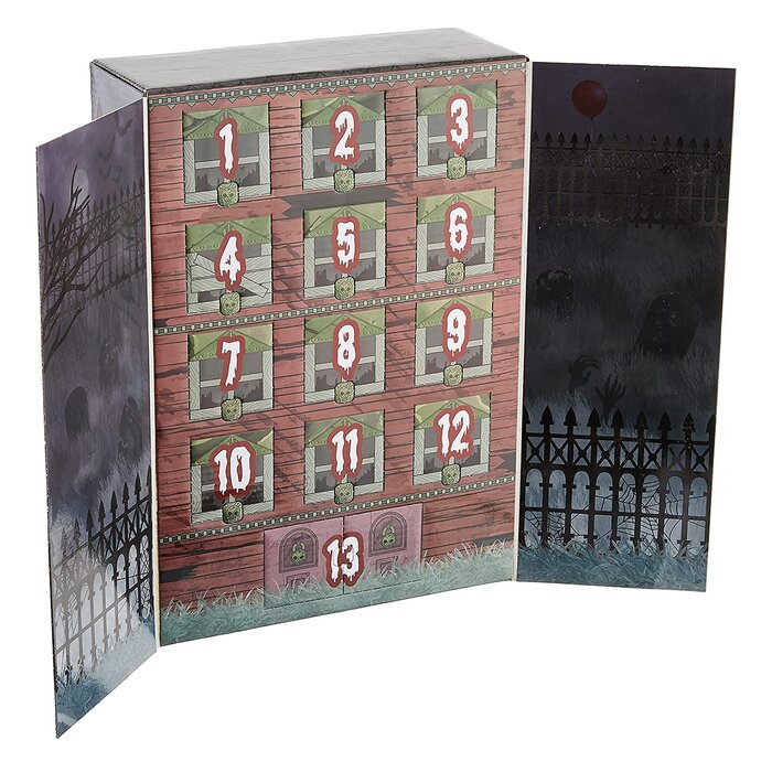 Advent Calendar: 13-day Spooky Countdown Toy Figures - 32x23x10cm