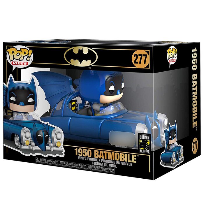 Pop! Rides: Batman 80th-1950 Batmobile (mt) Toy Figures - 19x24x18cm