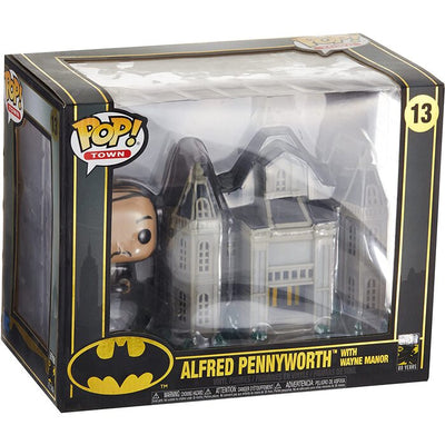 Pop! Town: Batman 80th-wayne Manor W/ Alfred Toy Figures - 21x26x15cm