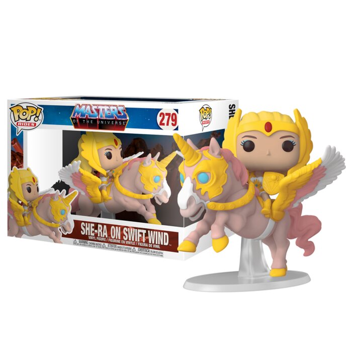 Pop! Rides: Motu- She-ra On Swiftwind Toy Figures - 19x24x18cm