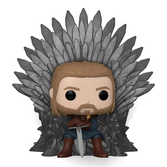 Pop! Deluxe: Got- Ned Stark On Throne Toy Figures - 18x15x20cm