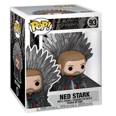 Pop! Deluxe: Got- Ned Stark On Throne Toy Figures - 18x15x20cm