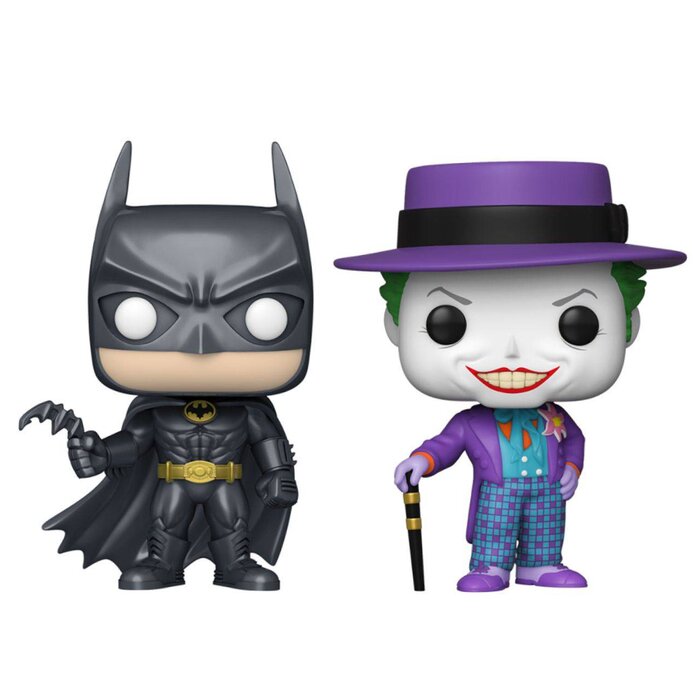 Pop! Heroes: Batman(1989) - Joker & Batman Toy Figures - 16x21x9cm