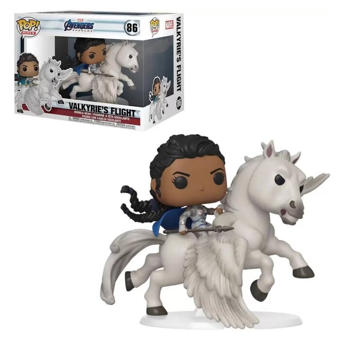 Pop! Ride:avengers Endgame-valkyrie On Horse Toy Figures - 19x24x18cm