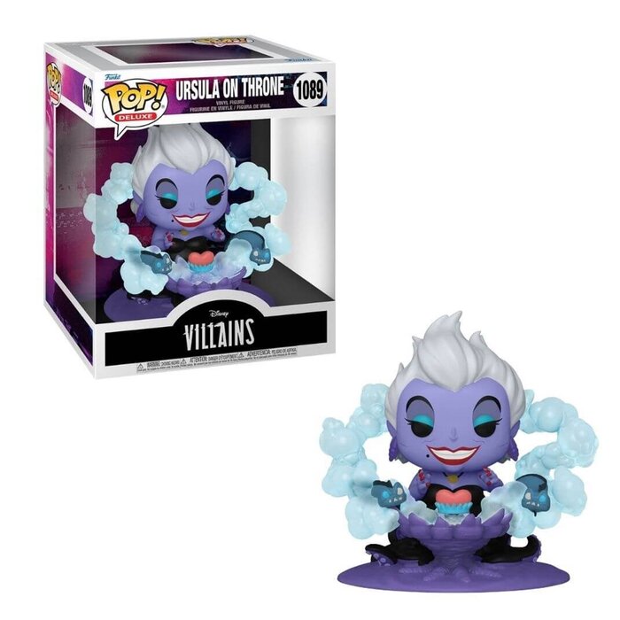 Pop! Deluxe: Villains- Ursula On Throne Toy Figures - 21x17x14cm