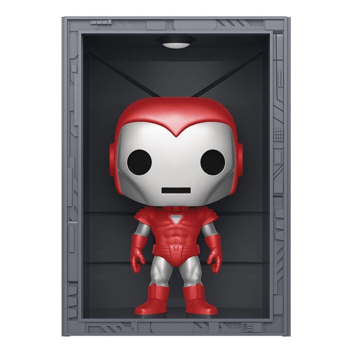 Pop! Deluxe: Marvel Ironman Mk8 Silver Centurion Toy Figures - 21x17x14cm