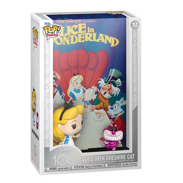 Pop! Movie Poster: Disney- Alice In Wonderland Toy Figures - 44x29x15cm
