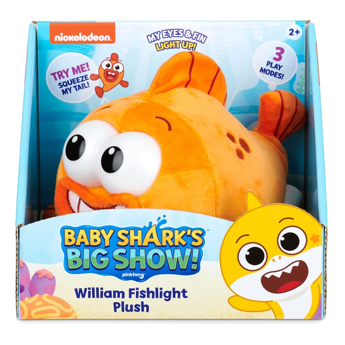 Babyshark - William Plush Fishlight - 17x20x18cm