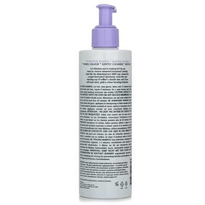 Fabuloso Toning Shampoo - # Platinum Blonde - 250ml/8.4oz