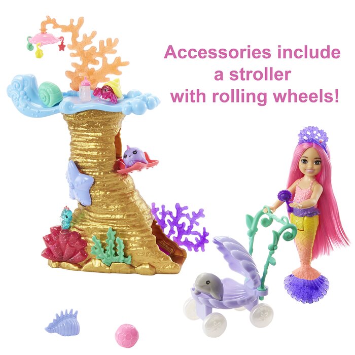 Mermaid Power Dolls And Playset - 33x7x32cm