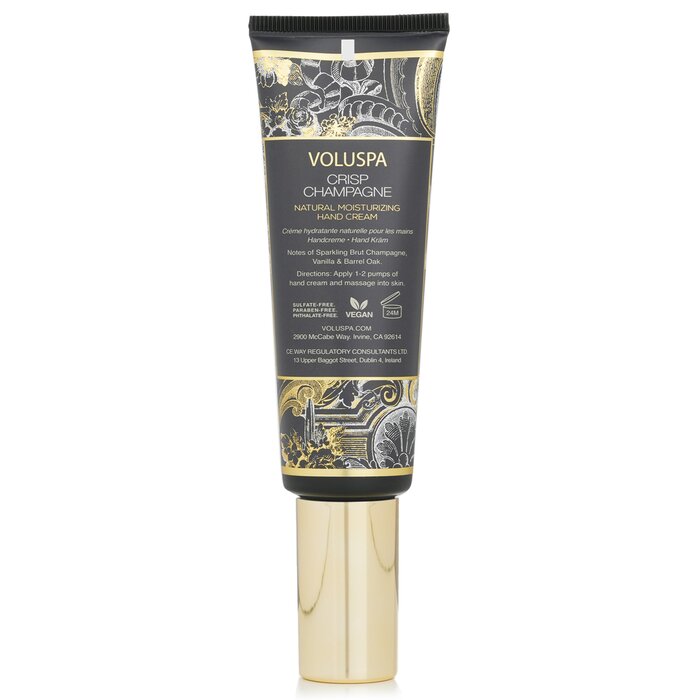 Crisp Champagne Natural Moisturizing Hand Cream - Vanilla & Barrel Oak - 50ml/1.7oz