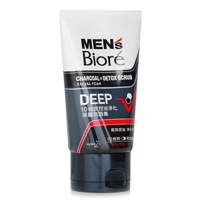 Men's Charcoal X Detox Scrub Facial Foam Deep (with Iron Oxides) - 100g