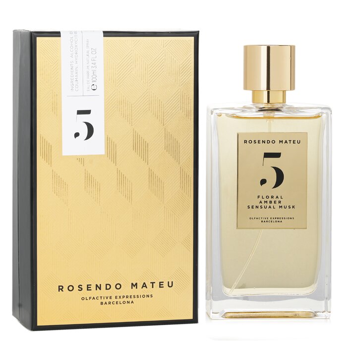 Rosendo Mateu Eau De Parfum Spray - #5 Floral, Amber, Sensual Musk - 100ml/3.4oz