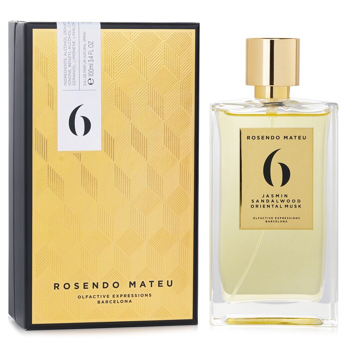 Rosendo Mateu Eau De Parfum Spray - #6 Jasmin, Sandalwood, Oriental Musk - 100ml/3.4oz