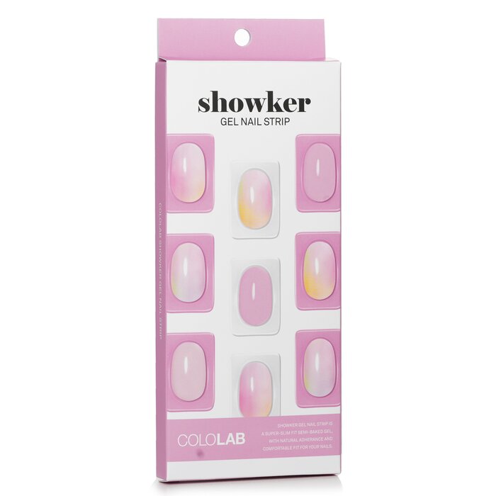 Showker Gel Nail Strip # Csa111 Spring Marble - 1pcs