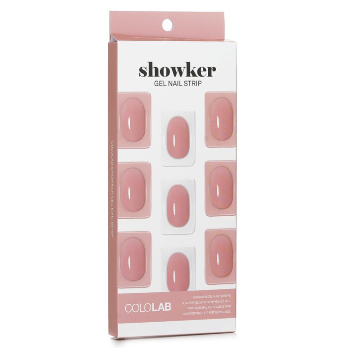 Showker Gel Nail Strip # Csf111 Goddess Coral Pink - 1pcs