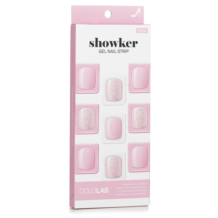 Showker Gel Nail Strip # Cpg107 Romantic Tutu - 1pcs