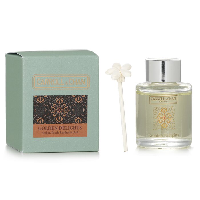 Mini Diffuser - # Golden Delights (amber, Peach, Leather & Oud) - 20ml