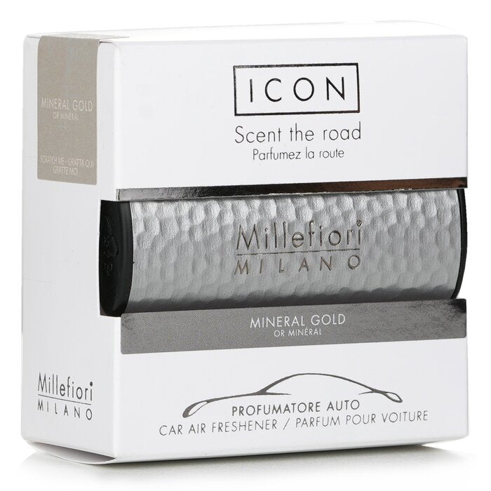 Icon Metal Car Air Freshener - Mineral Gold - 1pc